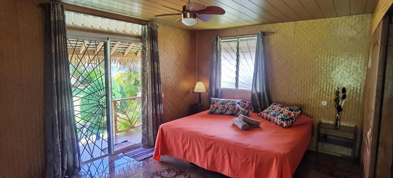 Parea Rops Location Huahine 아파트 0*,